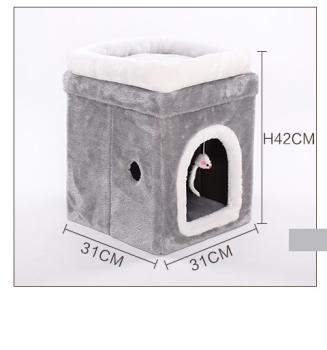 Großhandel B2B Katzenhaus Höhle Klettergerüst für Hauskatzen Klappbares Katzenbett